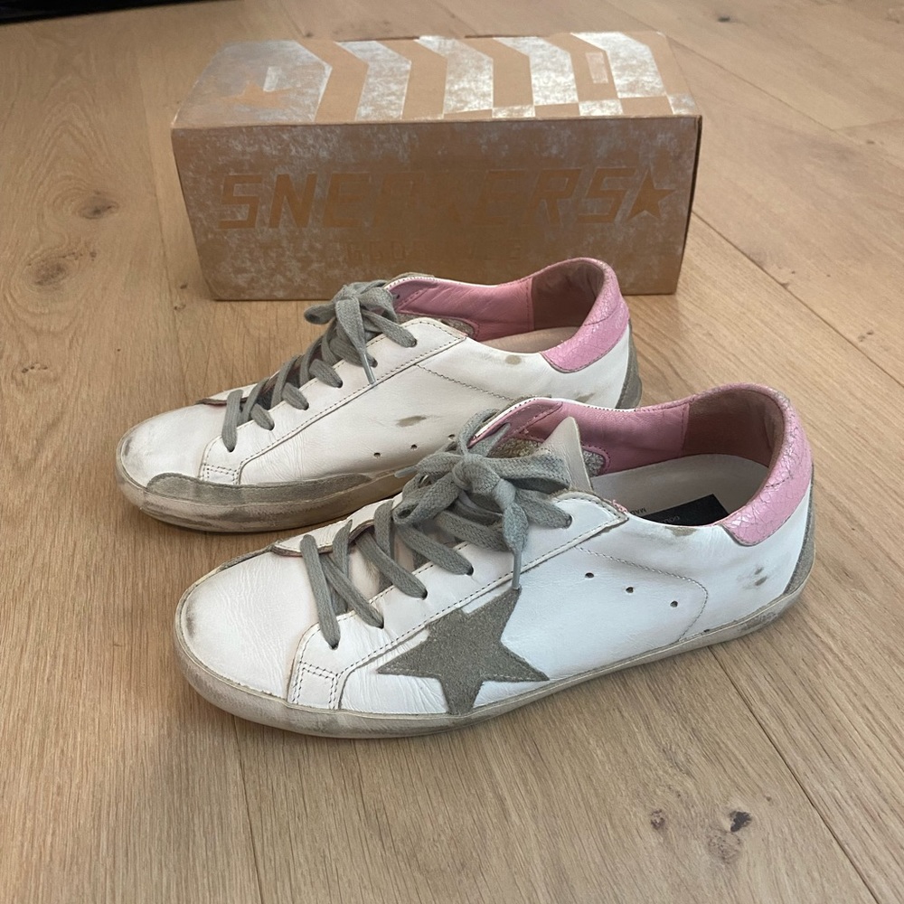 Golden Goose Superstar White & Pink